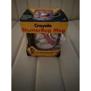 VTG 1984 Crayola Crayons Shutter Bug Coffee Photo Mug New With Crayon Box - New